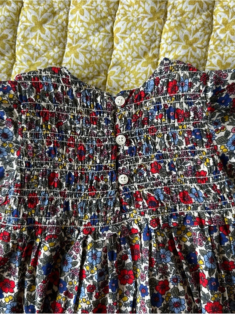 Baby Gap - Floral Smocked Dress with Matching Headband (3-6 months)